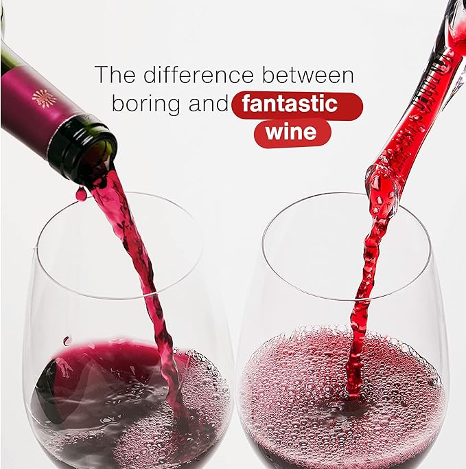 Wine Aerator Pourer and Omni Wine Aerator Bundle by Vintorio