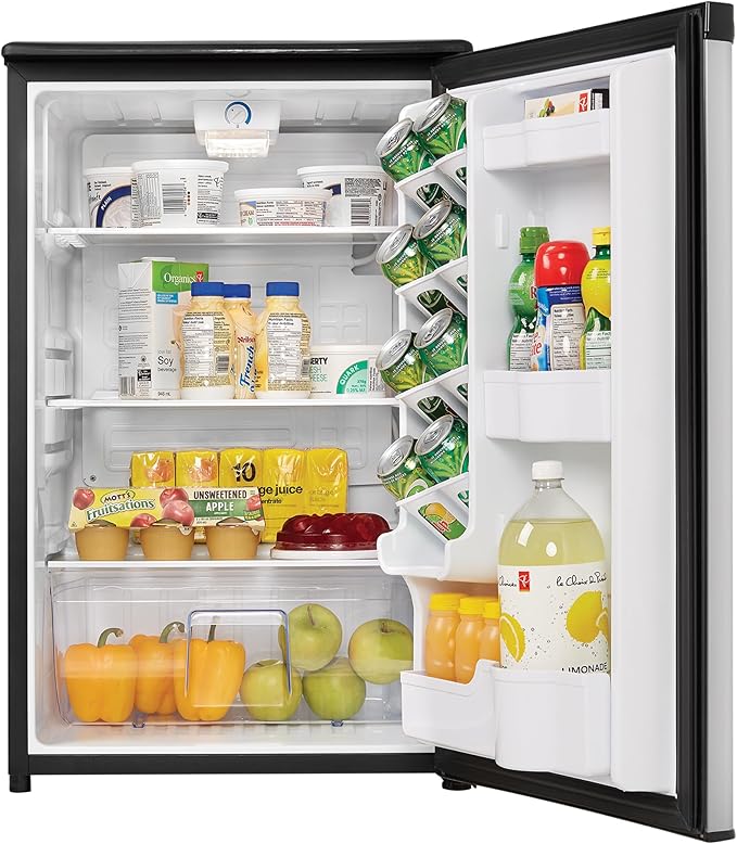 Danby DAR044A4BSLDD 4.4 cu. ft. Compact Fridge in Stainless Steel
