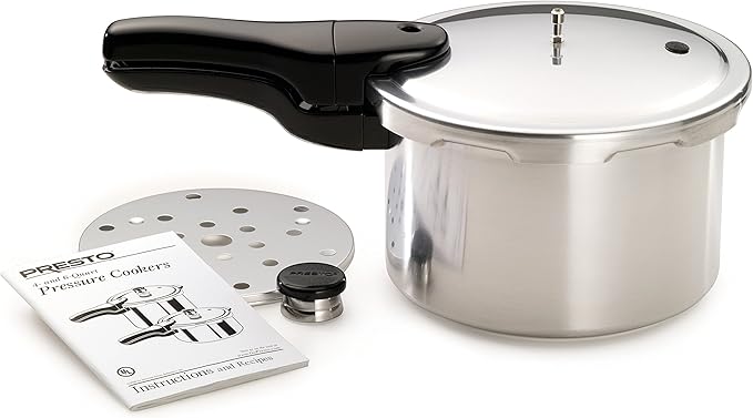 Presto 01241 4-Quart Aluminum Pressure Cooker,(Pack of 2)