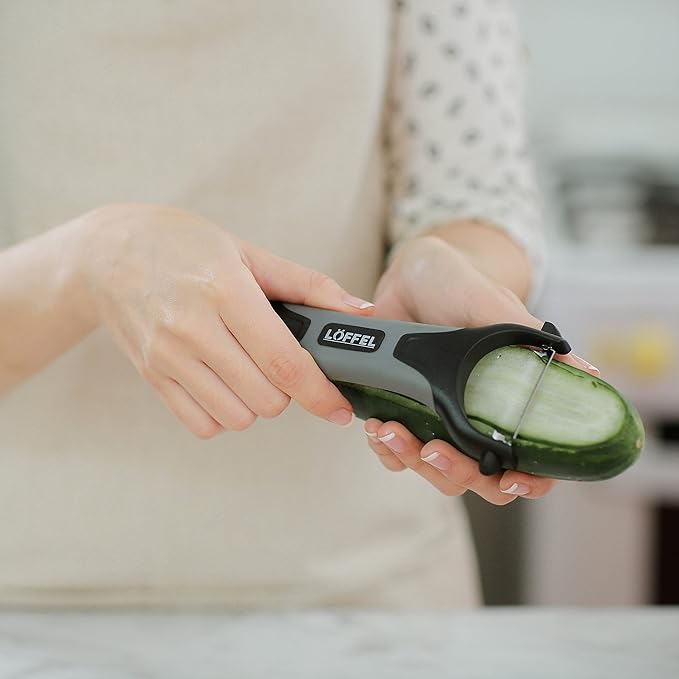 Peeler for Potato Vegetable Orange - Heavy Duty Double Sided Dual Purpose Non Slip Grip Apple Fruit Y Shaped with Ultra Sharp Stainless Steel Straight and Serrated Blades, Dishwasher Safe