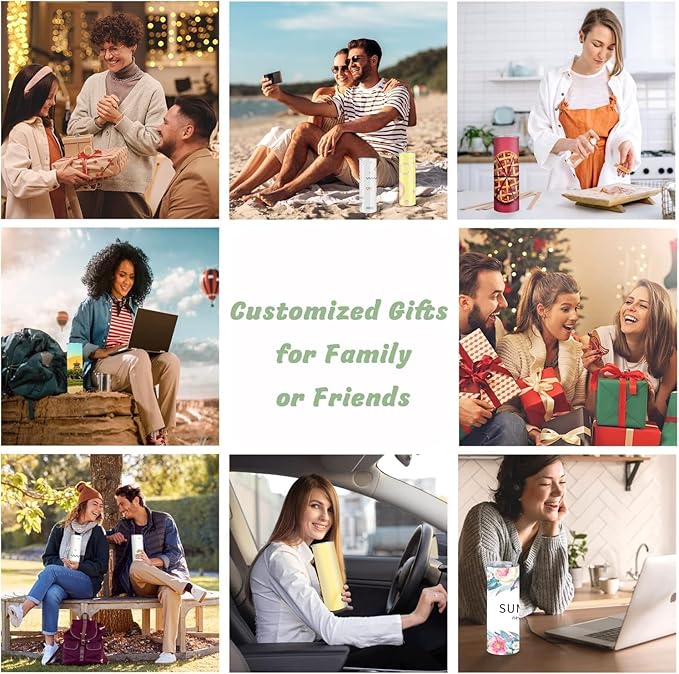 25 Pack Sublimation Blanks Tumblers with Lids and Straws Bulk, 20oz Sublimation Tumbler Skinny Straight, Stainless Steel Double Wall Polymer Coating for Heat Transfer Customized Gifts
