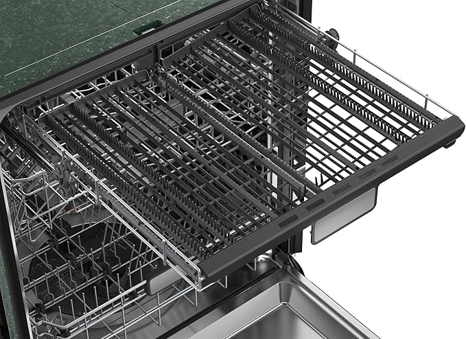 Sharp SDW6736MS 24-inch Stainless Steel Dishwasher, Third Rack, Library Quiet 47 dB, Power Wash Sprayer