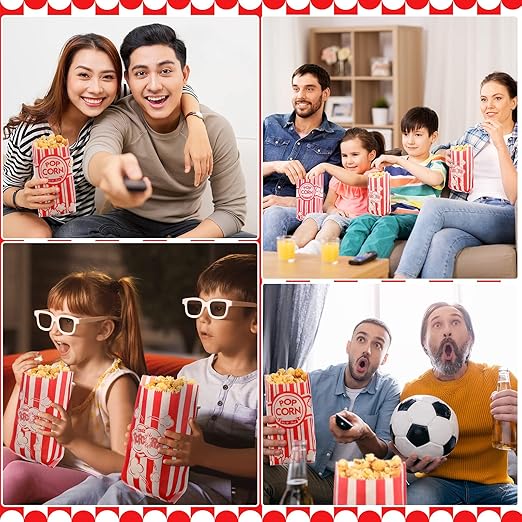 602 Popcorn Machine Supplies Set Sifting Speed Stainless Steel Popcorn Scoop Salt Shaker 600 Pcs 2 Styles 1 oz Bags Seasoning Dredge with Handle for Home Kitchen Theater Movie Tool