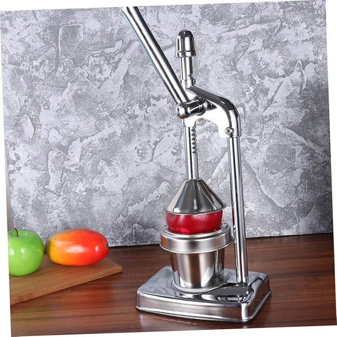 Mikinona Manual Lemon Squeezer Citrus Juicer Hand Press Fruit Machine Stainless Steel Juicer