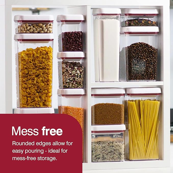 Zyliss Twist & Seal 77 oz. Storage Container - Airtight Food Storage Container - Coffee, Sugar, Cereal, Flour, Pasta and Snack Containers - BPA-Free Food Storage - 77 ounces (2.4qt)