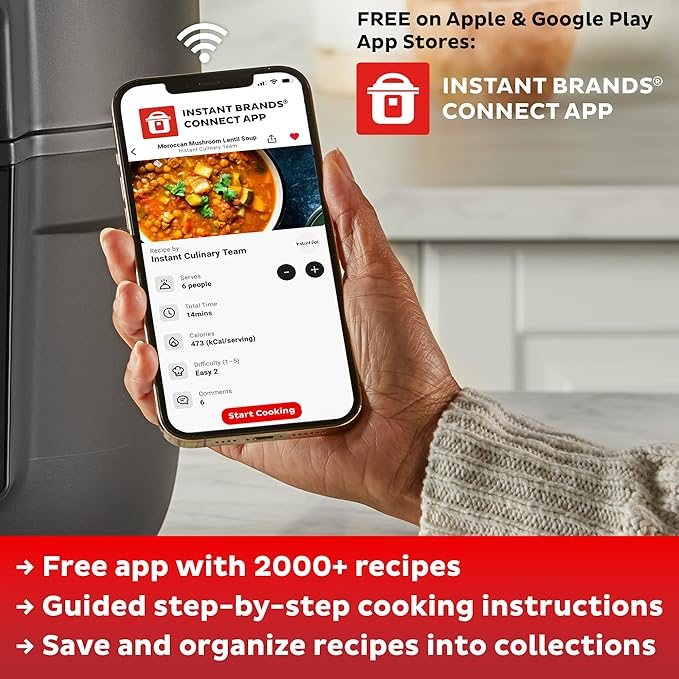 Instant Pot Vortex 2QT Mini Air Fryer,Small Air fryer that Crisps,Reheats, Bakes,Roasts for Quick Easy Meals,Includes over 100 In-App Recipes, is Dishwasher-Safe, from the Makers of Instant Pot, Aqua