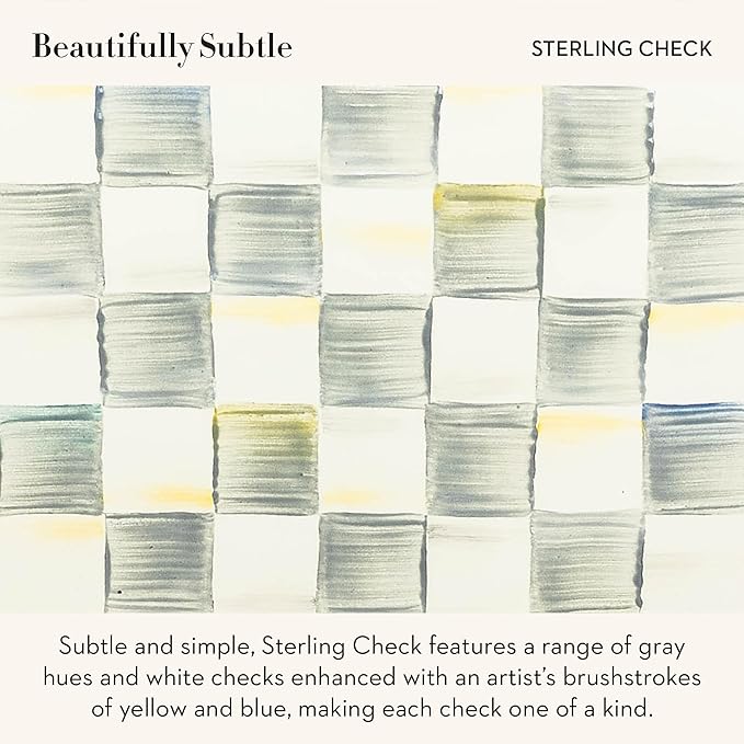 MACKENZIE-CHILDS Sterling Check French Press