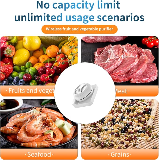 Automatic Sensors Fruit Vegetable Cleaner Ionic Purification Technology Charging Sturdy for Home and Kitchen Touch Free Vegetable Washer