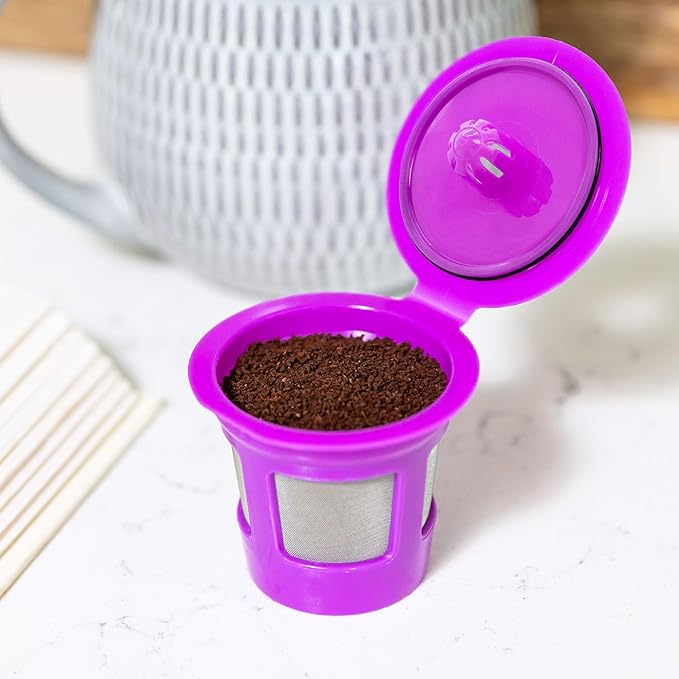Single Serve Value Pack 1-Stream Reusable Filter Cup/EZ Scoop Perfect Pod Single Serve Pack Reusable Coffee Filter Cup & EZ-Scoop for K-CUP Brewers