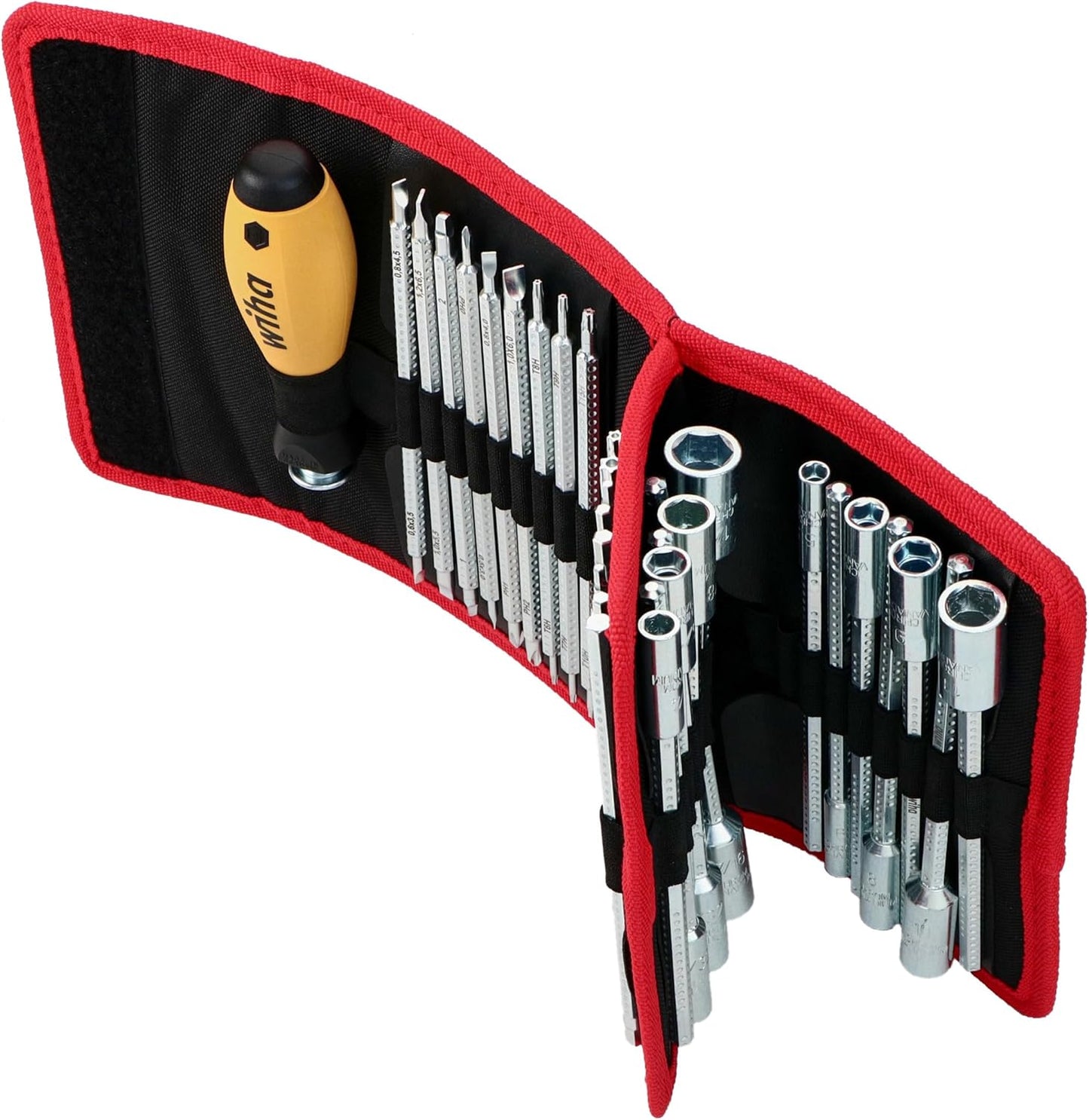 Wiha 28187 32 Piece ESD Safe Drive-Loc VI Wallet Set