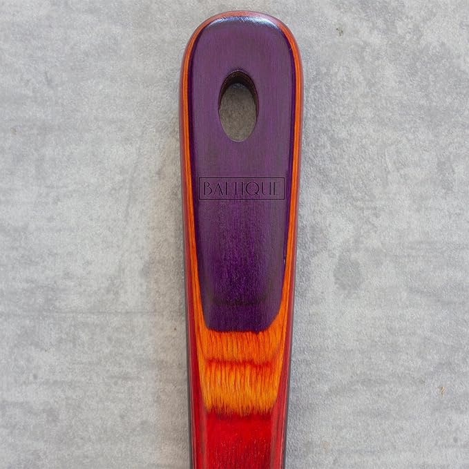 Totally Bamboo Baltique Waikiki Collection 12-1/2" Wooden Slotted Spatula, Safe for Nonstick