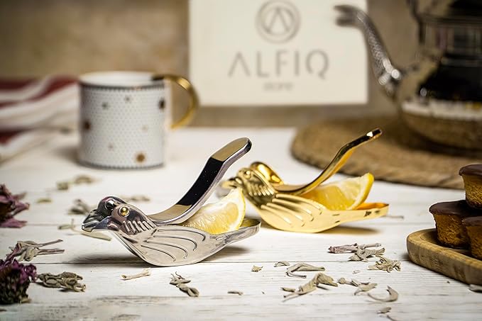 Handmade Silver Bird Lemon Squeezer – Premium Mirror-Finish Stainless Steel Manual Juicer