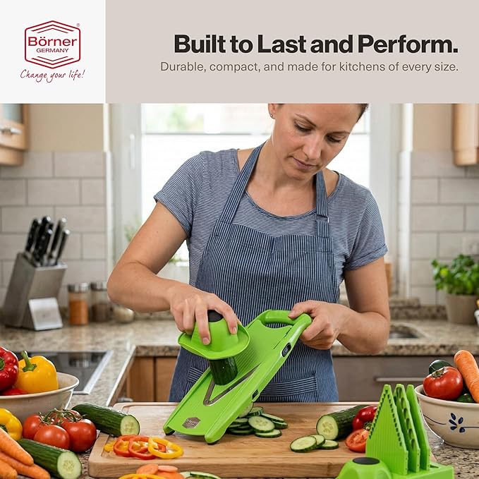 Swissmar Borner V Power Mandoline V-7000, Green