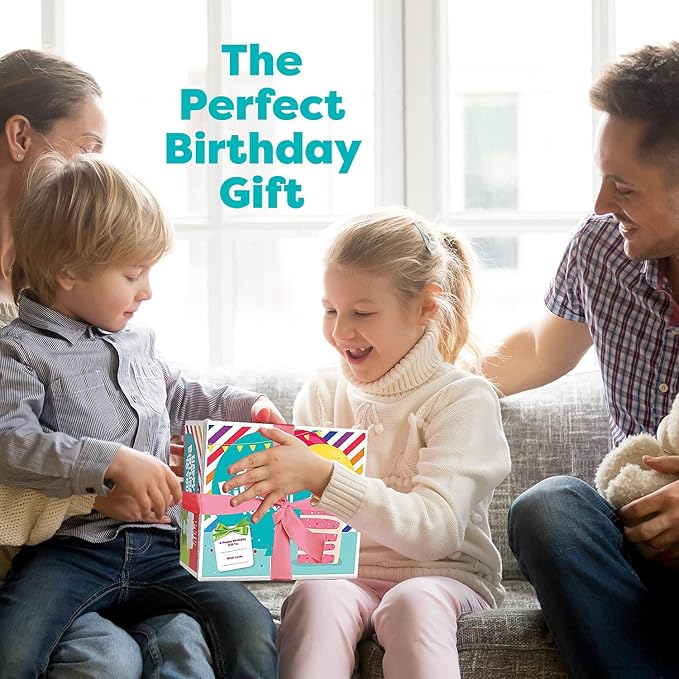 Baketivity DIY Birthday Cake & Decorating Set for Girls and Boys. Box Includes All Pre-Measured Ingredients, Birthday Candles, Chef Hat and Apron. Perfect for Birthday Gift for Kids, Teens, and Adults