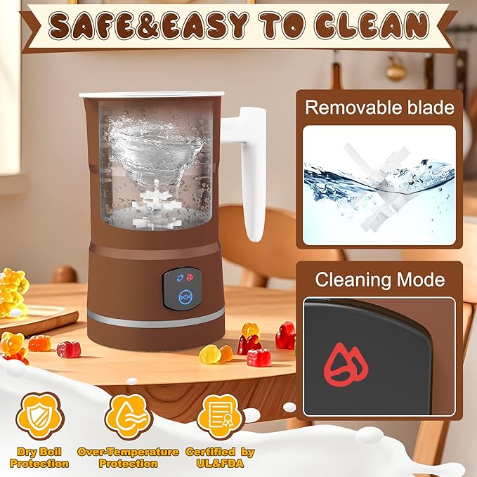 Gummy Maker Machine, Oil Infused Gummy Candy Maker, DIY Edible Gummy, Jelly & Pudding, Gummy Making Kit, , Include 1 Bear Mold, 1 Fruit Mold, 2 Dropper &1 Mixing Stick 5-Years Free Replacement (Brown)