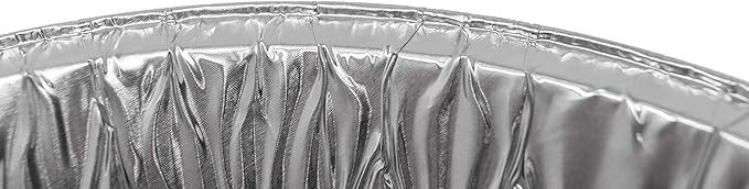 Fig & Leaf (360 Pack) Premium 9-Inch Pie Pans l Disposable Aluminum Foil l Heavy-Duty l Tin Plates for Tart Quiche Pies