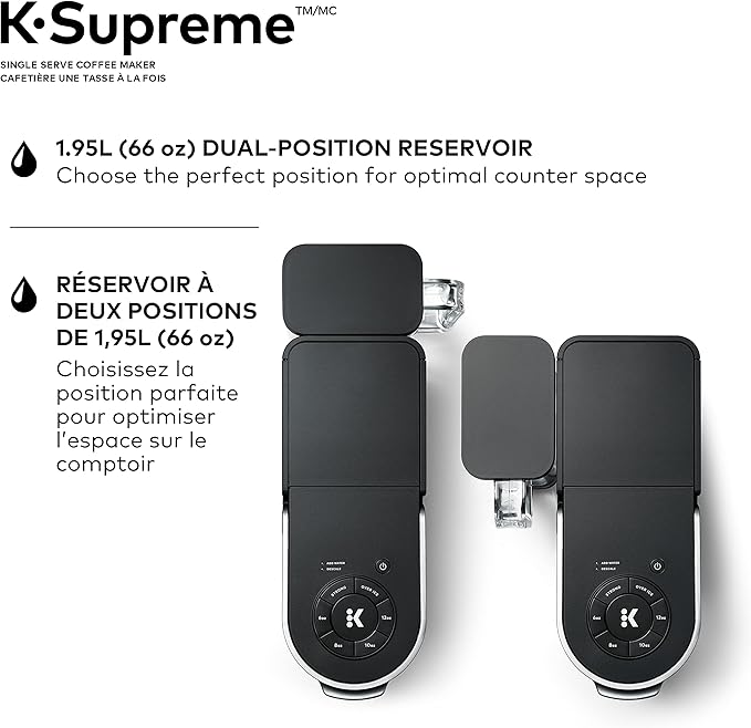 Keurig K-Supreme Coffee Maker, Single Serve K-Cup Pod Coffee Brewer, With MultiStream Technology, 66 Oz Dual-Position Reservoir