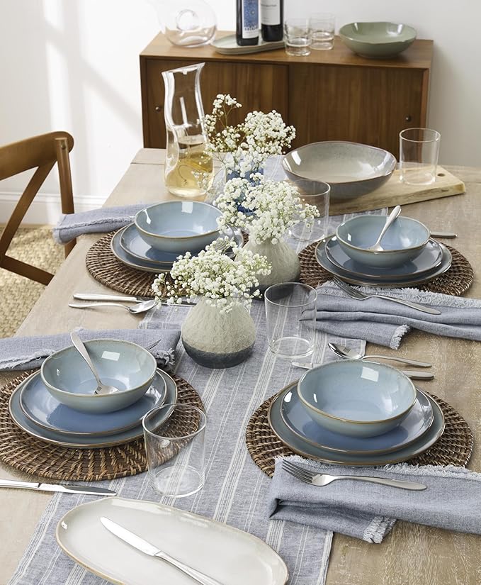 Oneida Mooncrest 20-Piece Flatware Set, Service for 4, Silver (Pack of 3)