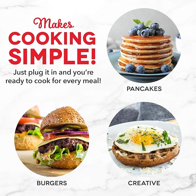 Dash Mini Maker Set - Customized Treat Maker - Supports Multi-Function Cooking - Easy Cleanup and User-Friendly Design - Aqua - Waffle & Griddle Irons