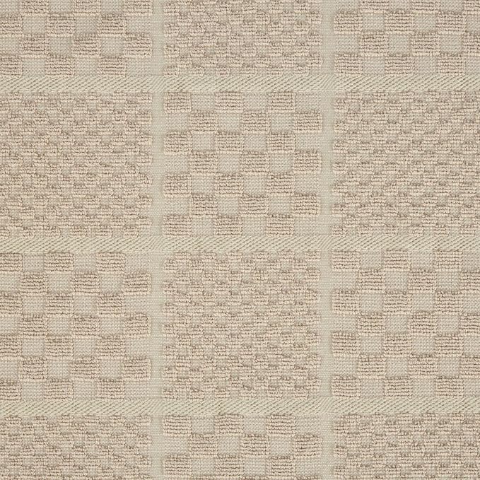 KITCHENAID Quilted Cotton Terry Cloth Oven Mitt, Pot Holder, Kitchen Towel 4-Pack Set, Heat Resistant, Silicone Grip, 16"x26", 7"x13" & 7"x10", Milkshake