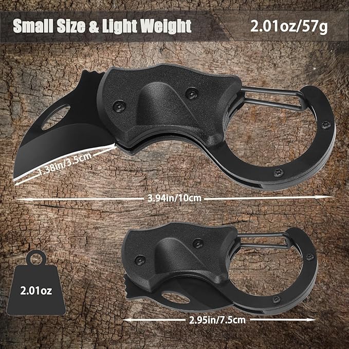 Small Pocket Knife, Mini Folding Knives EDC Cool Gadgets with 1.34inch Stainless Steel Blade for Everyday Carry, Gifts for Men Dad Husband, Stocking Stuffers Gifts for Him and Her