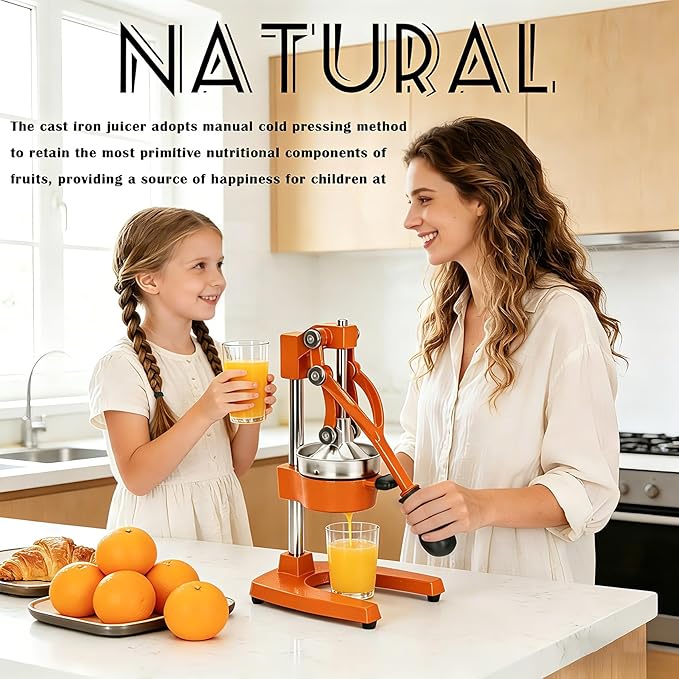Cast Iron Juicer (Orange)
