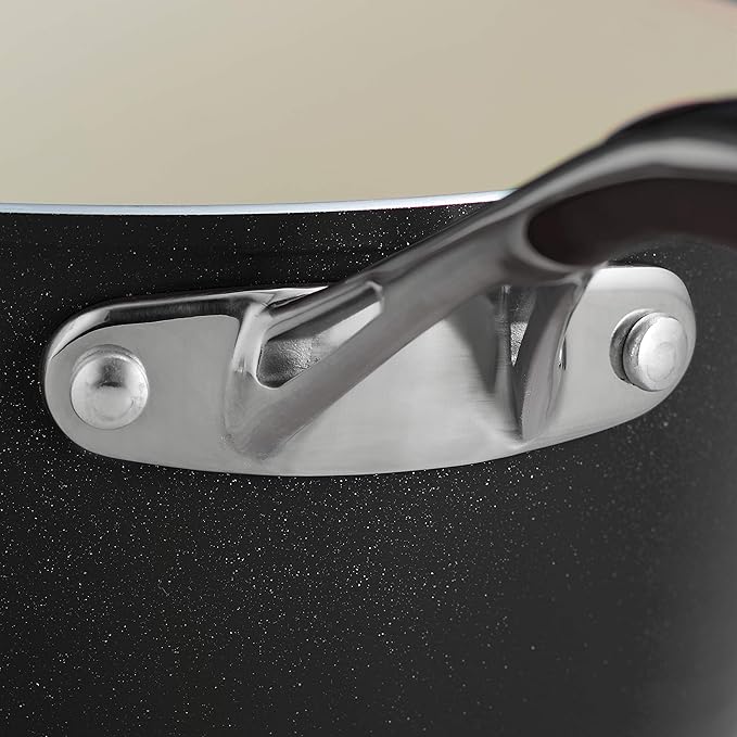 Tramontina Ceramica Deluxe 10-Inch Frying Pan, Ceramic Non Stick Skillet, Oven-Safe, Metallic Black