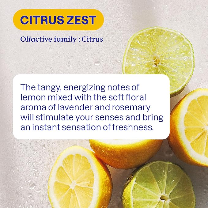 ATTITUDE Window & Mirror Cleaner Refill, EWG Verified, Plant- & Mineral-Based, Vegan & Streak-Free Glass Spray, Citrus Zest Scent, 67.6 Fl Oz