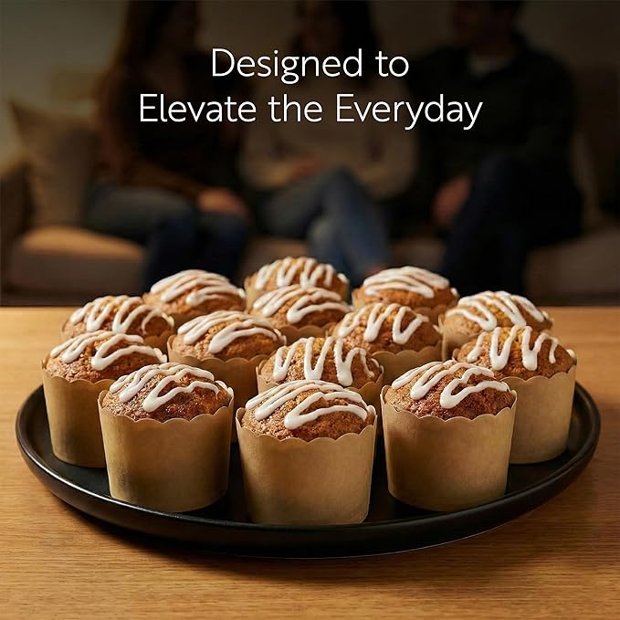 Restaurantware Panificio Premium 6 oz Kraft Paper Classic Baking Cup: Paper Baking Cups Perfect for Muffins Cupcakes or Mini Snacks - Scalloped - Disposable and Recyclable - 200ct Box