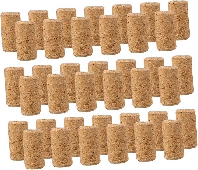 COLLBATH 250pcs Cork Stoppers for Wine Bottles Soft Cork Plugs for Airtight Seal for Home Restaurants Bars Cafes Decoration