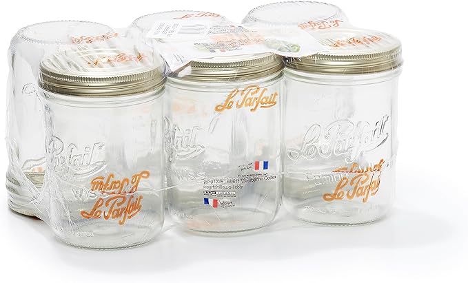 Le Parfait Familia Wiss 900018 Terrine Jar 750 g Pack of 6