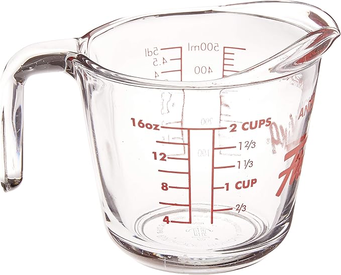 Anchor Hocking Fire-king 16 Oz Glass Measuring Cup