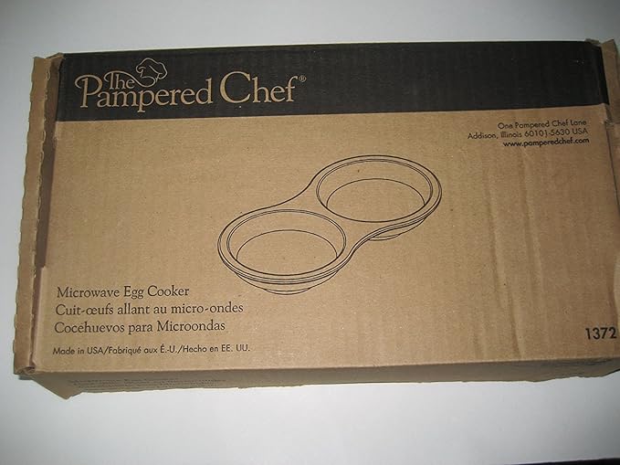 The Pampered Chef Microwave Stoneware Egg Cooker