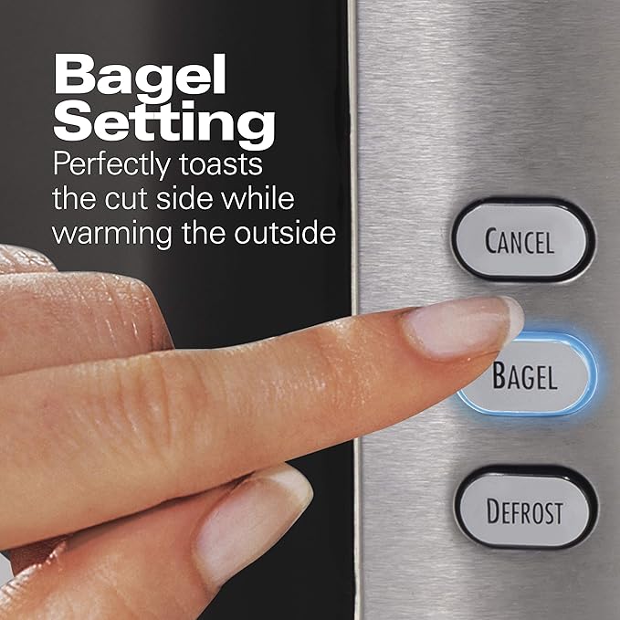 Hamilton Beach 2 Slice Extra Wide Slot Toaster with Bagel & Defrost Settings, Shade Selector (22633) and Hamilton Beach 6-Speed Electric Hand Mixer with Whisk, Traditional Beaters (White)