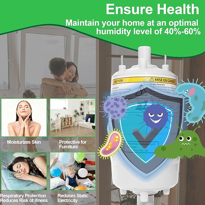 80 Replacement Canister for AprilAire 800 Steam Humidifier,80 Steam Canister Replacement for Aprilaire 865 Canister,80 Canister for Aprilaire 800 801 865 866 Whole House Steam Humidifier-1Pack