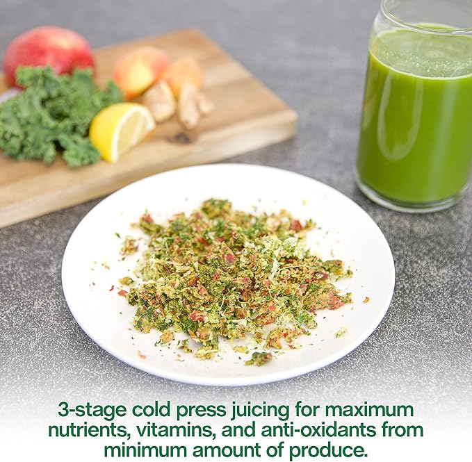 Omega Juicer NC1000HDS Juice Extractor and Nutrition System Slow Masticating BPA-FREE with Quiet Motor and Reverse Easy to Clean, 200-Watt, Silver