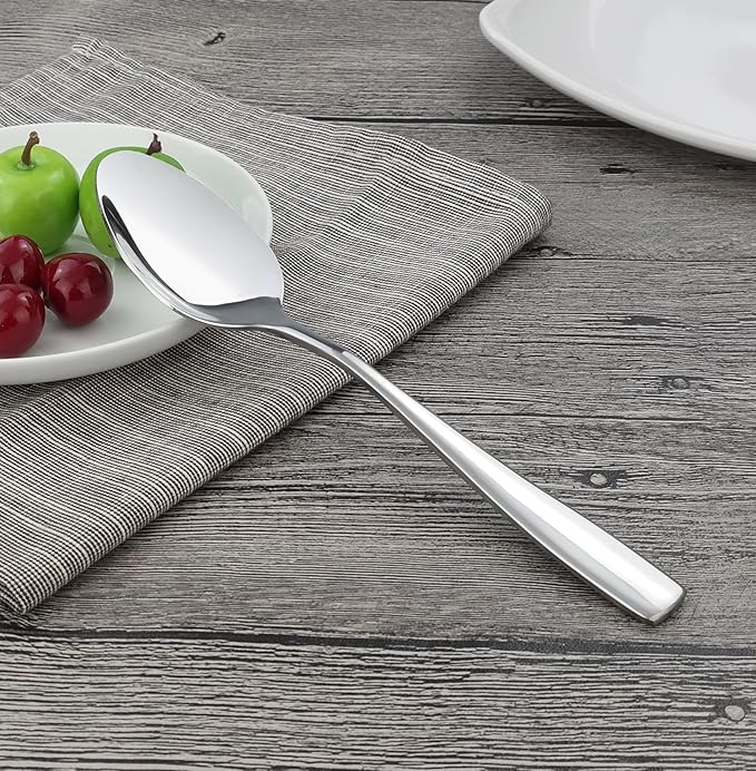 16-Piece Dinner Spoons, Stainless Steel, 8.27 Inch