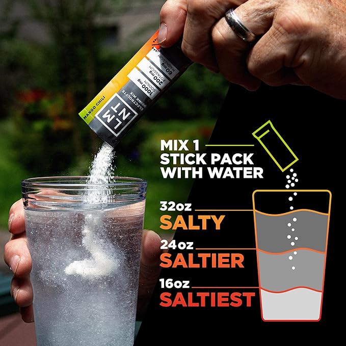 LMNT Zero Sugar Electrolytes - Mango Chili Salt | Drink Mix | 30 Count