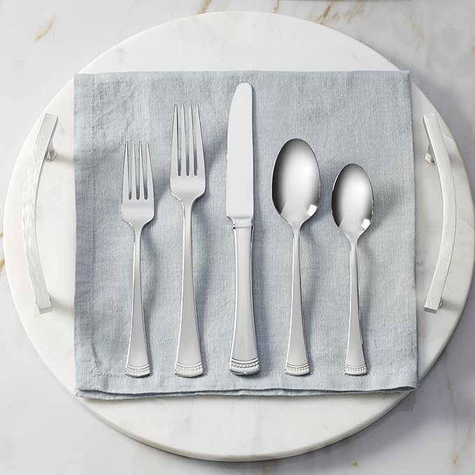 Lenox 899224 Portola Mirror 20-Piece Flatware Set, Service For 4