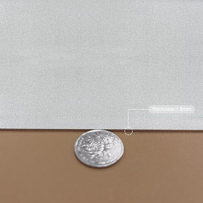 Leather Table Cover,1.8mm Thick,36x54 Inch Table Protector,Table Protector for Dining Room Table,Table Protectors for Rectangle Tables.(Khaki+Silvery,36x54)