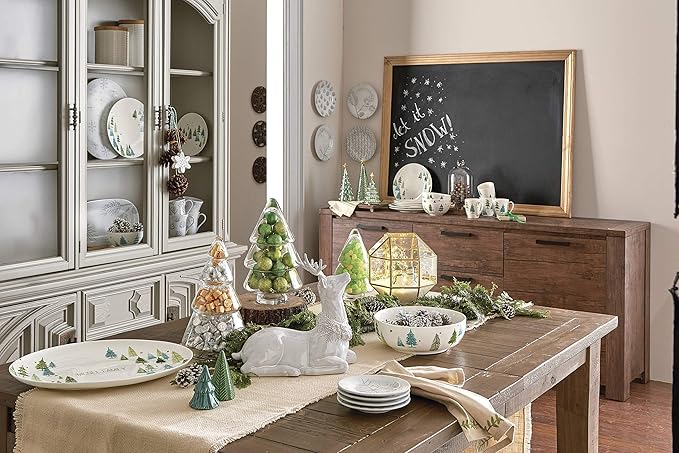 Lenox 882061 Balsam Lane Serving Bowl, Christmas & Holiday Hosting