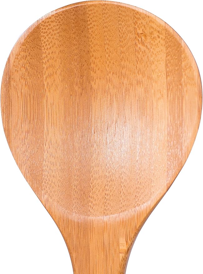BIRDROCK HOME Bamboo Salad Servers 2-Piece Set - Bamboo Spoon & Fork Set - Salad Utensils for Cooking and Serving - Ideal Salad Spoons for Tossing & Mixing - Durable Serveware for Kitchen & Dining