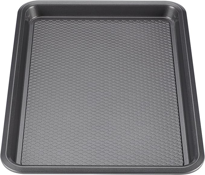 Ayesha Curry Nonstick Bakeware Set with Nonstick Bread Pan, Cookie Sheet, Baking Pan, Baking Sheet and Cake Pans - 6 Piece, SIlver