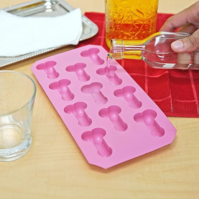 Willy Shaped Ice Cube Tray - Fairly Odd Novelties - Funny Raunchy Novelty Mold Gift