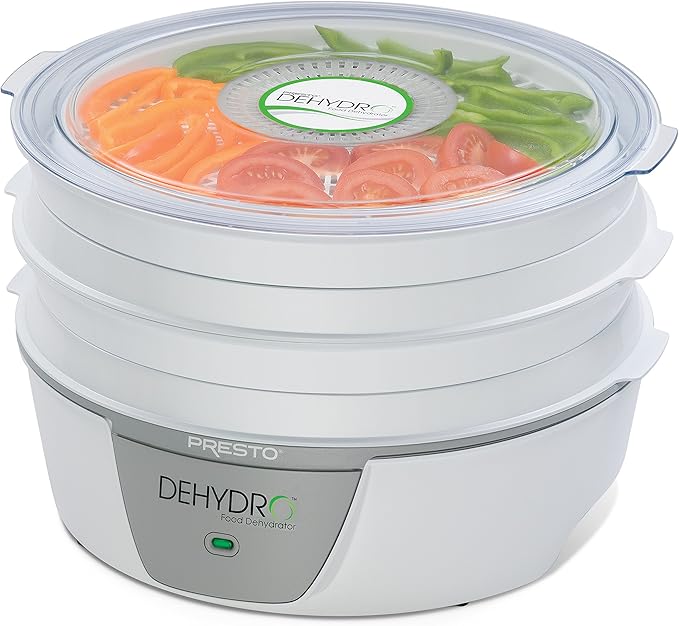 Presto Dehydro Electric Food Dehydrator and Dehydrating Trays Bundle