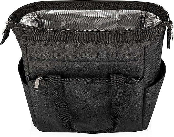 PICNIC TIME Friends Central Perk On The Go Lunch Bag, Soft Cooler Lunch Box, Insulated Lunch Bag, (Black)