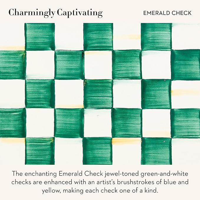MACKENZIE-CHILDS Emerald Check French Press