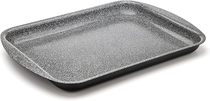 DaTerra Cucina - 16" x 11" x 1" Nonstick Ceramic Coated Baking Sheet Twin Pack – Professional Grade, PTFE, Cadmium, Lead & PFOA Free, Oven Safe, Ideal for Baking, Roasting, and Cooking