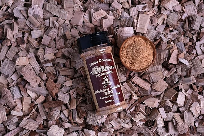 Amish Country Popcorn | Hickory Smoke Barbeque Seasoning - 5.25 oz | Old Fashioned, Non-GMO and Gluten Free