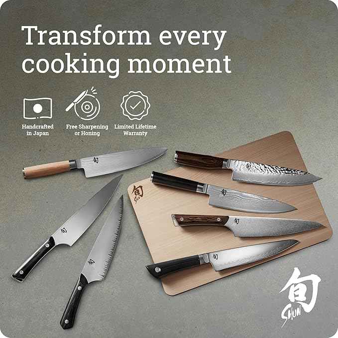Shun Cutlery Kagerou Nakiri Knife 6.5 Inch, Ideal Sharp Chopping Knife for Vegetables and All-Purpose Chef Knife, Professional Nakiri Knife, Handcrafted Japanese Kitchen Knife